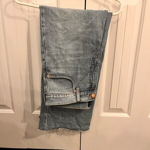 J. Crew Factory  Wide-Leg Crop Denim Jeans size 30